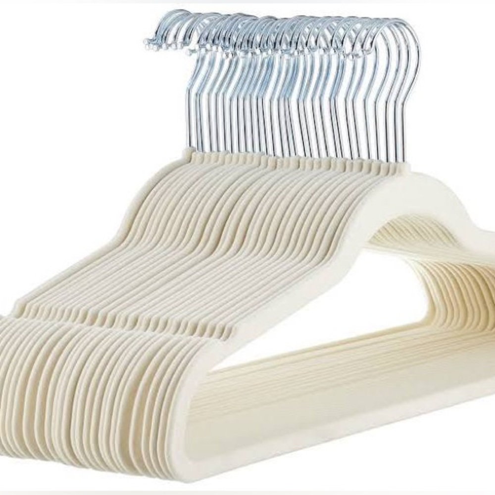 10 count Beige Felt Hangers